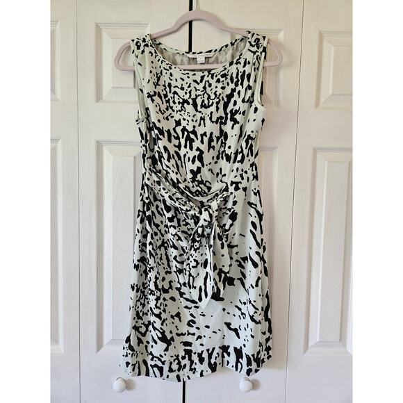 Diane von Furstenberg DVG New Della Paint Splash Printed Silk Dress, Women's 6 - Picture 1 of 10
